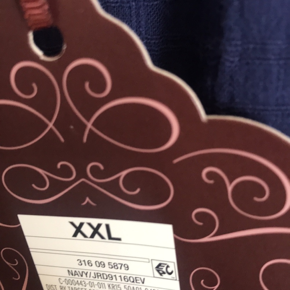 Womens Xxl sun dress 👗 navy blue - Picture 8 of 11